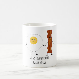 Mug Nous nous rassemblons comme Bacon & Eggs Cute Kawa