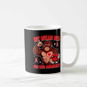 Mug Nous portons du rouge pour la sensibilisation aux