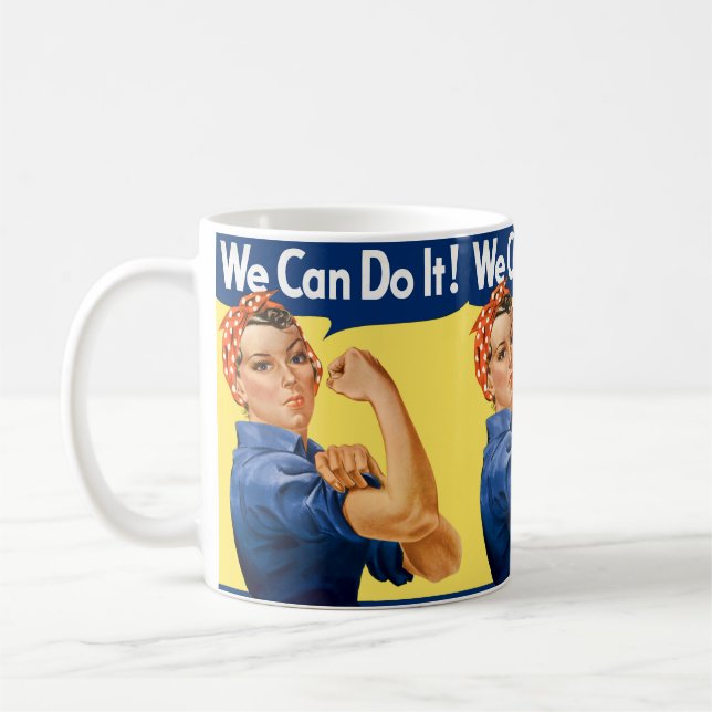 Mug Nous Pouvons Le Faire ! Rosie la riveteuse (Gauche)