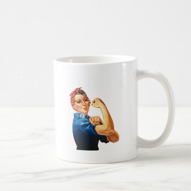 Mug Nous pouvons le faire Rosie le pouvoir des femmes  (Droite)
