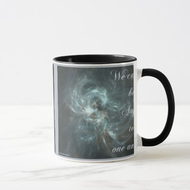 MUG NOUS POUVONS TOUT ÊTRE DES ANGES (Droite)
