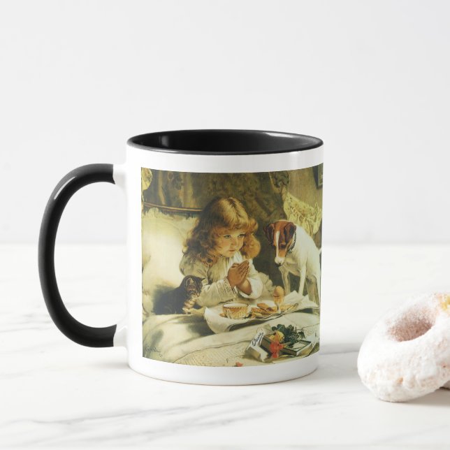 Mug Nous Prions, Suspendez Charles Burton Barber (Avec donut)