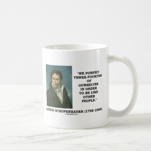 Mug Nous renonçons à trois-quarts de nous-mêmes pou