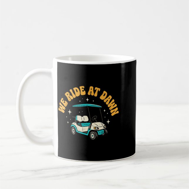 Mug Nous roulons à l'aube Golf (Gauche)
