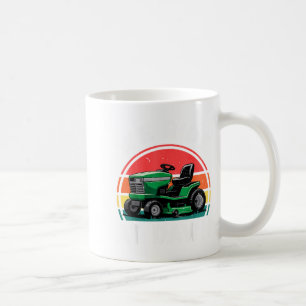 Mug Nous roulons à l'aube Tondeuse à gazon Enfant drôl