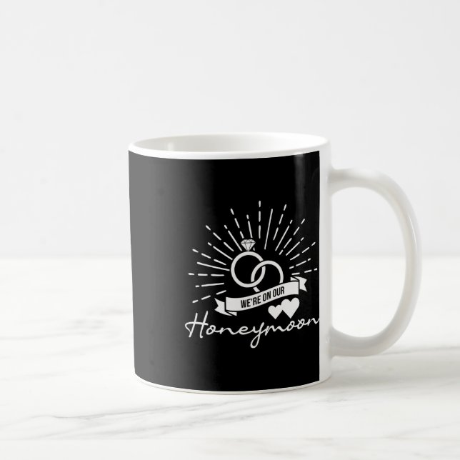 Mug Nous sommes en lune de miel - Love Mariage Couple  (Droite)