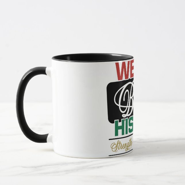 Mug Nous sommes l'Histoire Noire Fier Junetdix (Gauche)