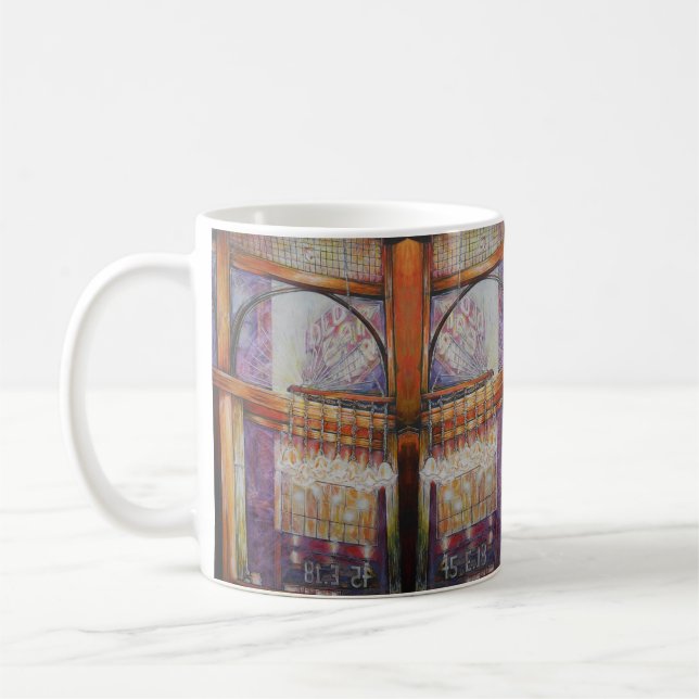Mug Nous sommes tous des papillons volant autour de la (Gauche)