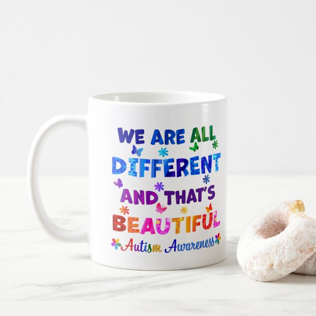 Mug Nous sommes tous différents (Avec donut)