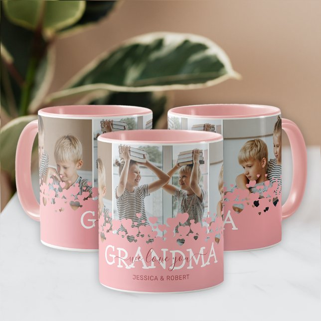 Mug Nous t'aimons Grand-mère 3 Photo (Créateur téléchargé)