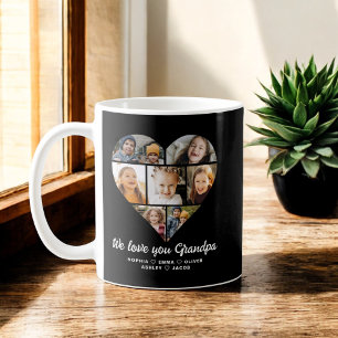 Mug Nous t'aimons Grand-Père Heart Instagram Photo