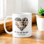 Mug Nous t'aimons Grand-Père Heart Instagram Photo<br><div class="desc">L'Écrit À La Main We Love You Grand-Père Instagram Photo Mug.</div>