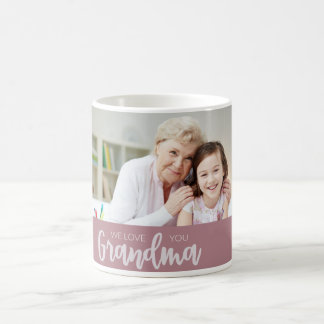 Mug Nous t'aimons Mamie Photo personnalisée Cadeau de 
