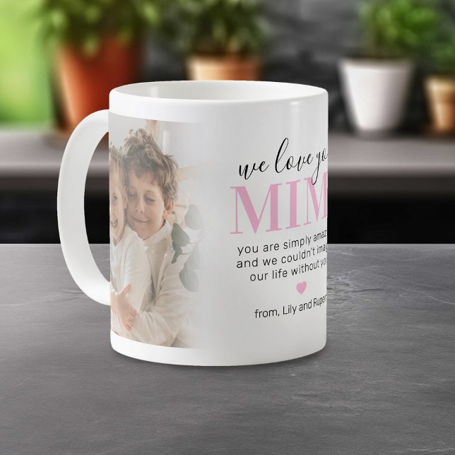 Mug Nous t'aimons Mimi 2 Photo (Créateur téléchargé)