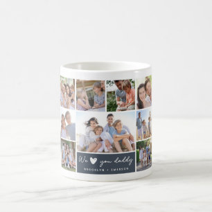 Mug Nous t'aimons Papa Photo Collage Fête des pères