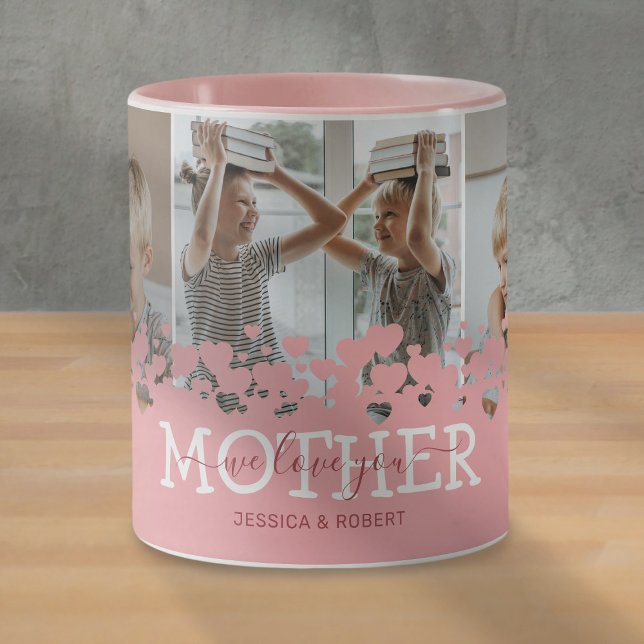 Mug Nous Vous Aimons Mère 3 Photo (Créateur téléchargé)