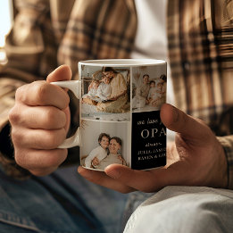 Mug Nous vous aimons Opa Elegant Modern 9 Photo