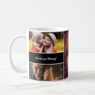 Mug Nous vous aimons Photos de la famille maman