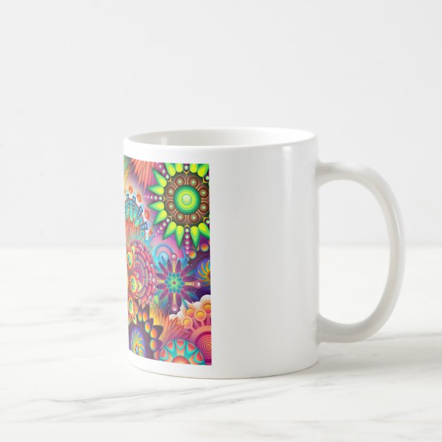 Mug Nouveau Arrière - plan Abstrait coloré (Droite)