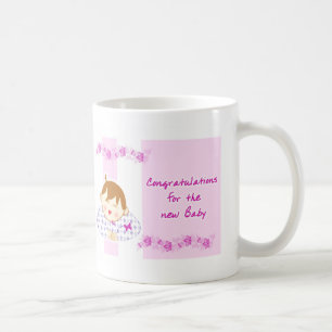 Mug Nouveau bébé de félicitations