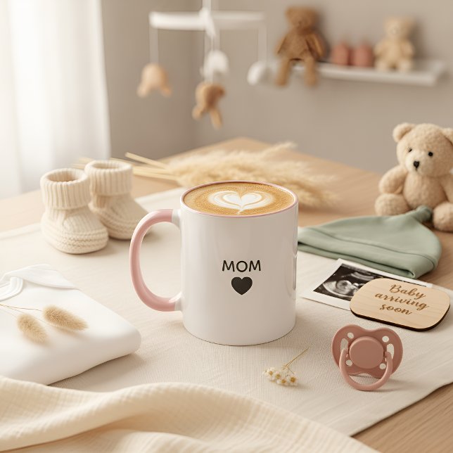 Mug Nouveau cadeau pour maman 2026 Maman future café  (Créateur téléchargé)