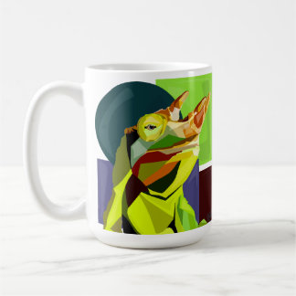 Mug Nouveau caméléon sur le bloc—Caméléon de Jackson