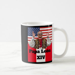Mug Nouveau catholique Pe Leo Xiv Papa León Pérou U.s.