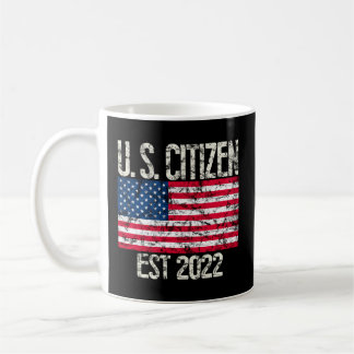 Mug Nouveau citoyen américain Est 2022 citoyen immigré