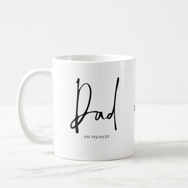 Mug Nouveau code de nom de la date de l'Est (Gauche)