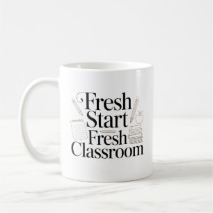 Mug Nouveau Départ Citation pour Enseignant de Classe