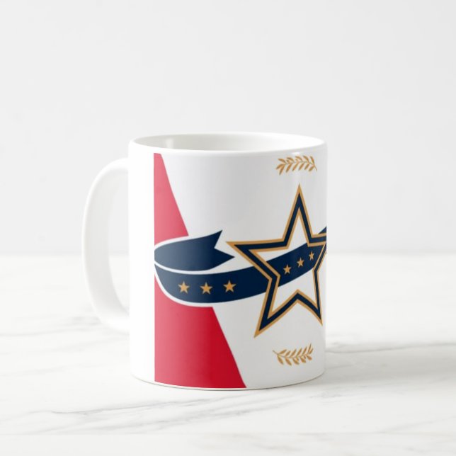 Mug Nouveau drapeau de Montgomery, Alabama (Devant gauche)