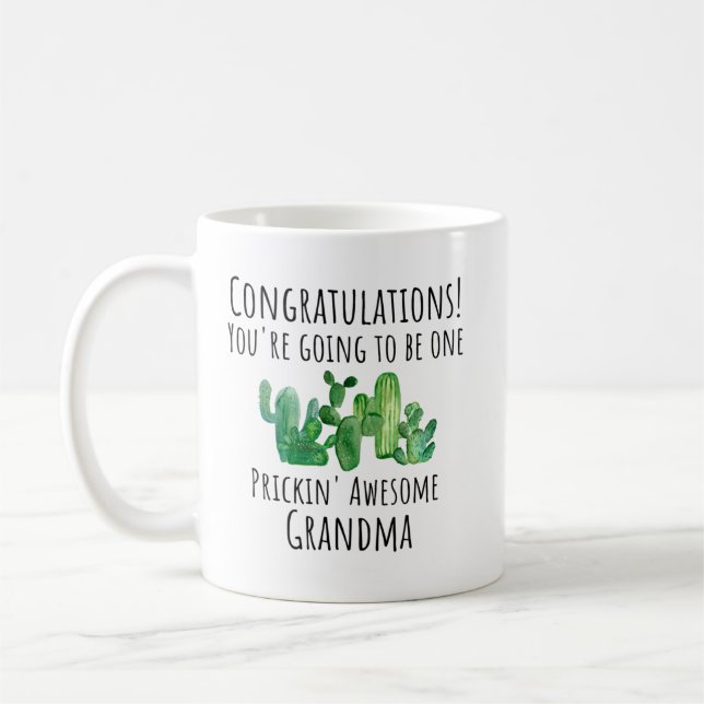 Mug Nouveau futur grand-mère de grand-mère Révéler Fai (Gauche)