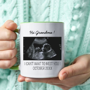 Mug Nouveau Grand-mère Ultrasound Baby Faire-part Reve