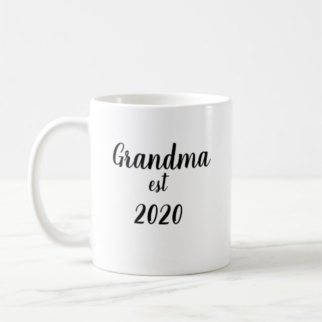 Mug Nouveau grand-père grand-parent grand-mère ajouter (Gauche)