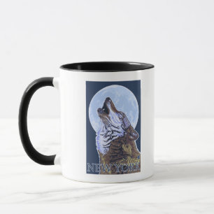Mug Nouveau loup de YorkHowling