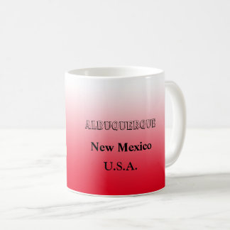 Mug - Nouveau-Mexique Mug d'État avec la ville