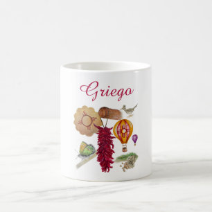 Mug Nouveau Mexique Red Chile Pinõn Zia Montgolfière