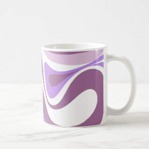 Mug Nouveau motif tourbillonnant abstrait rétro Groove