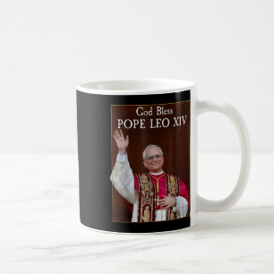 Mug Nouveau Pape 2025 Dieu bénisse le Pape Leo Xiv