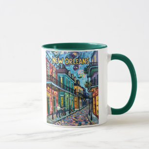 Mug Nouveau quartier français de La Nouvelle-Orléans V
