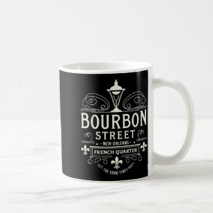 Mug Nouveau quartier français d'Orléans Bourbon Street