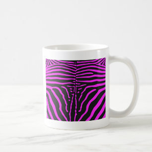 Mug Nouveau rose noir Zèbre Accessoires d'impression -
