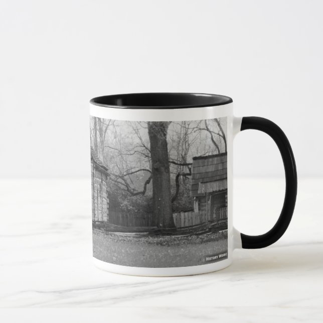 Mug Nouveau Salem de Lincoln - 1 de 4 (B/W) (Droite)