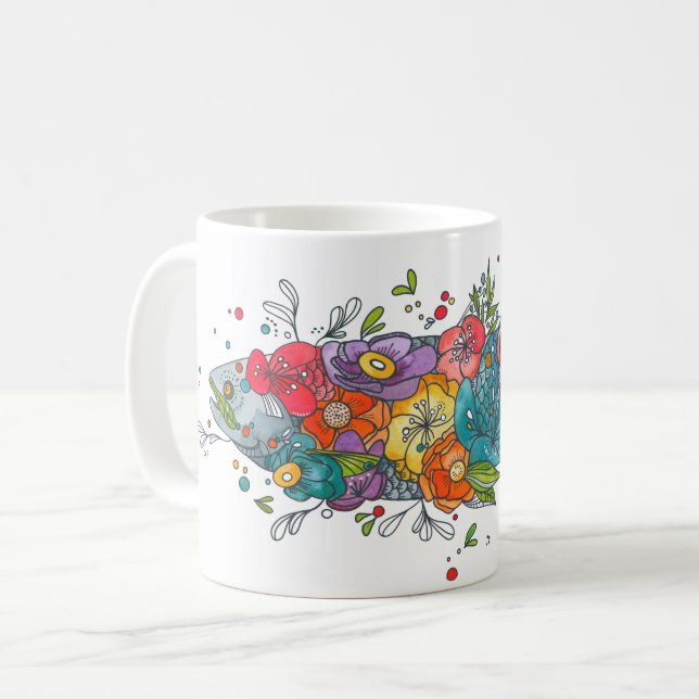 Mug Nouveau Saumon de croissance (Devant gauche)