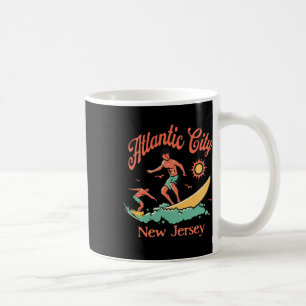 Mug Nouveau Surfeur du New Jersey Atlantic City Nj Pla