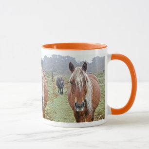 Mug Nouveaux Ponies Forestières de Hampshire Angleterr