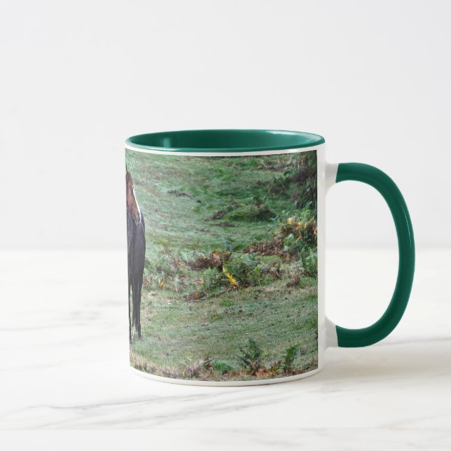 Mug Nouveaux Ponies Forestières de Hampshire Angleterr (Droite)