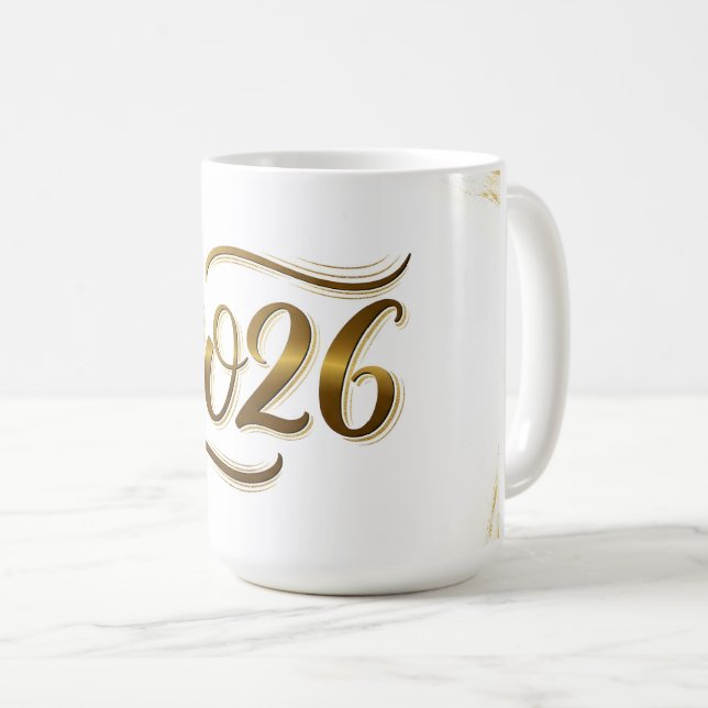 Mug Nouvel An 2026 (Devant droit)