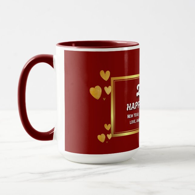 Mug Nouvel An 2026 – Joie, rêves et célébration (Gauche)