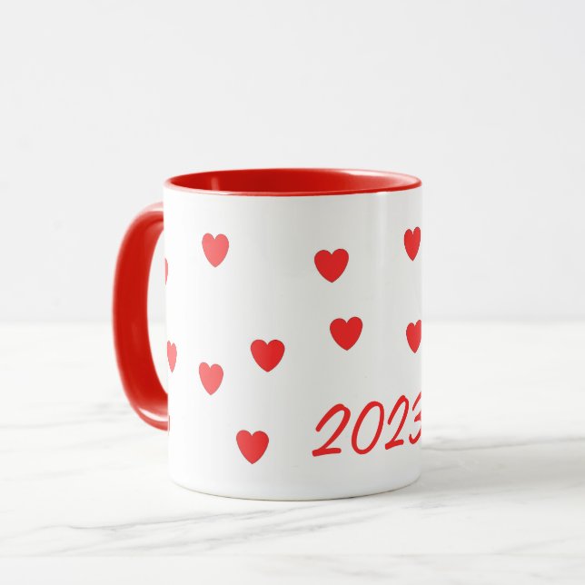 MUG NOUVEL AN AMOUR CAMEO POUR AMANT 2023 (Devant gauche)